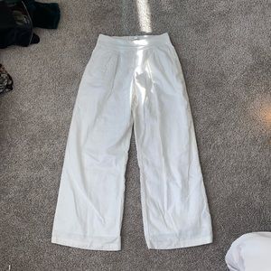 Abercrombie wide leg linen pants